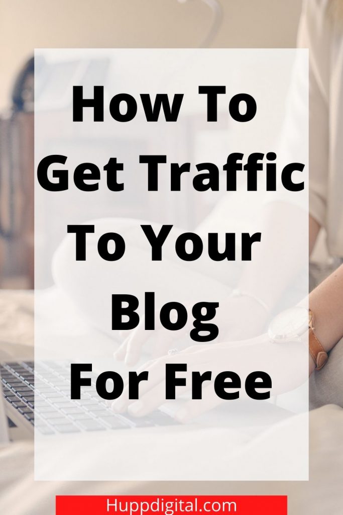 Pinterest pin how to get traffic to your blog